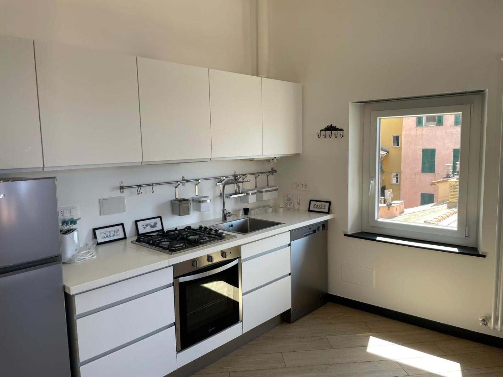Sea View Camogli Portofino Apartment Bagian luar foto