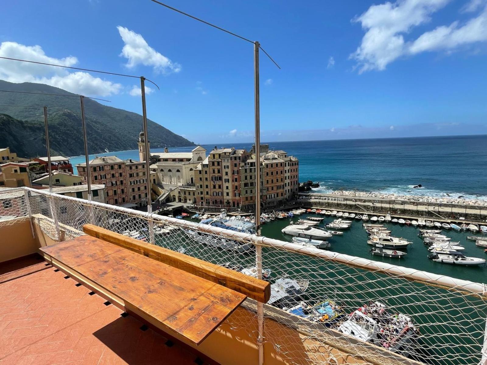 Sea View Camogli Portofino Apartment Bagian luar foto