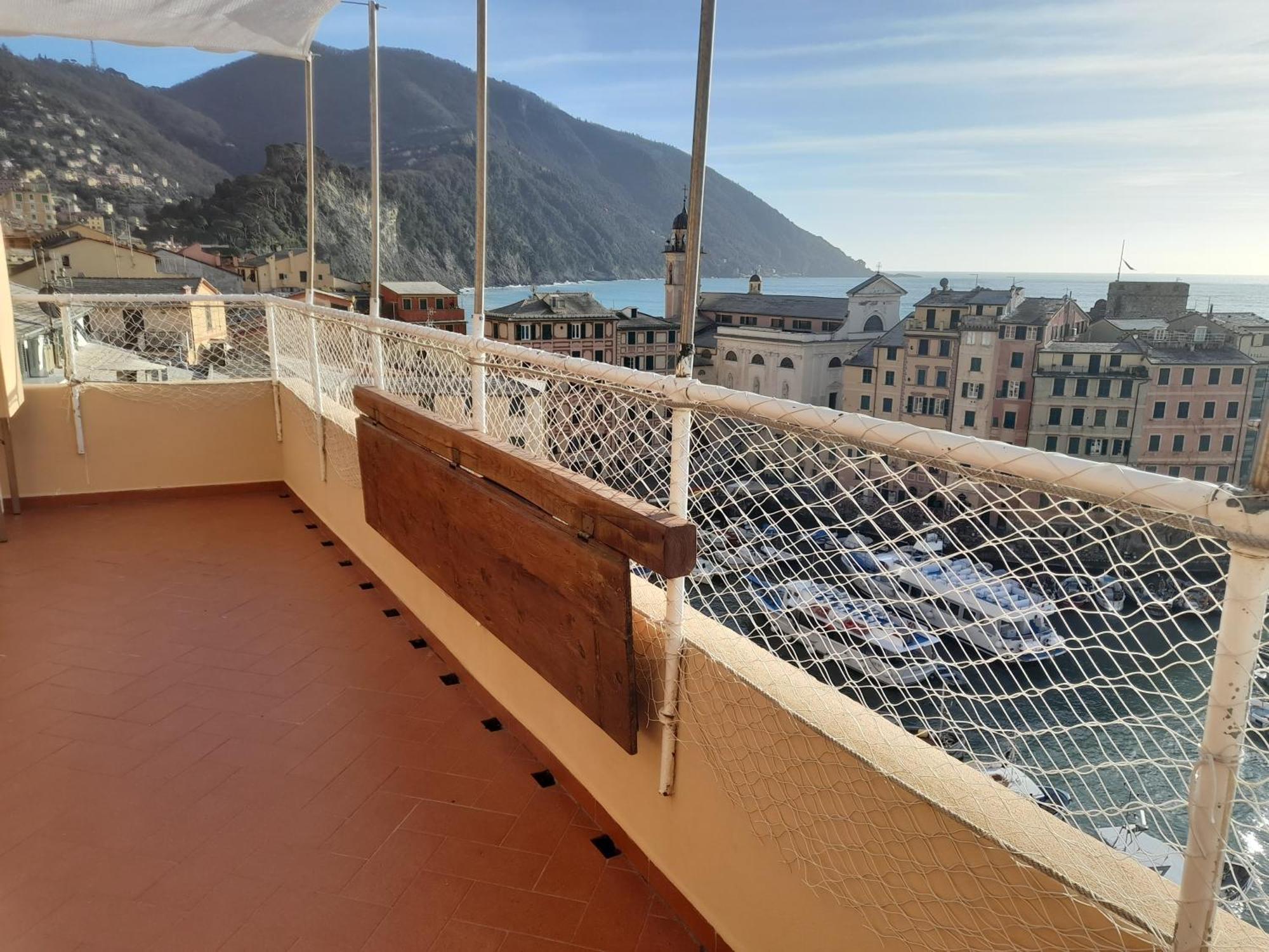 Sea View Camogli Portofino Apartment Bagian luar foto